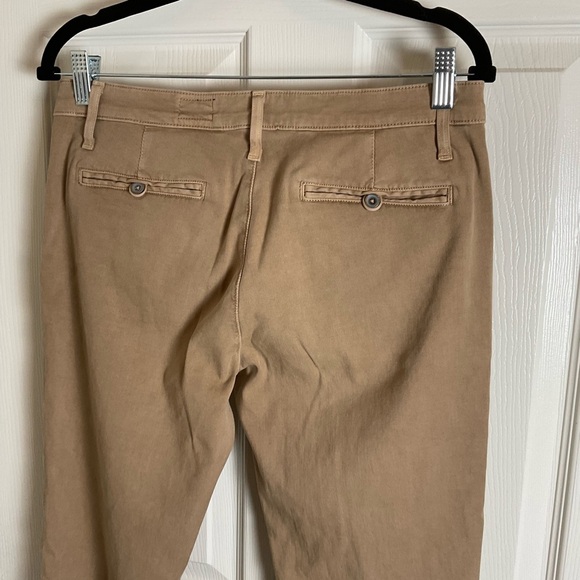 Ag Adriano Goldschmied Womens Khaki Pants tailored Trousers Size 28R - Picture 7 of 13